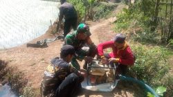 Antisipasi Kekeringan, Babinsa Sidomulyo Sertu Krida Dwi Bantu Pengairan Sawah Gunakan Pompa Air Antisipasi Kekeringan, Babinsa Sidomulyo Sertu Krida Dwi Bantu Pengairan Sawah Gunakan Pompa Air