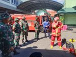 Sinergi Kodim 0808/Blitar Dan Damkar Kota Blitar Gelar Pelatihan Pengoperasian Truk Serta Mitigasi Kebakaran