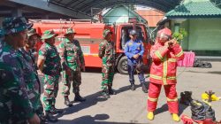 Sinergi Kodim 0808/Blitar Dan Damkar Kota Blitar Gelar Pelatihan Pengoperasian Truk Serta Mitigasi Kebakaran