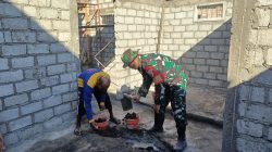 Wujukan Sanitas Sehat, Pelda Slamet Puji Bantu Pembangunan MCK Warga Tulungrejo Wujukan Sanitas Sehat, Pelda Slamet Puji Bantu Pembangunan MCK Warga Tulungrejo