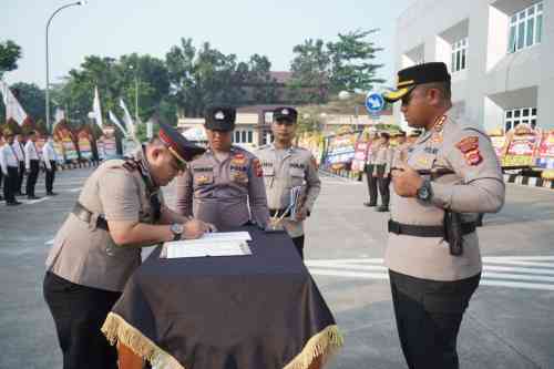 Rotasi Pejabat Polresta Tangerang, Kapolresta: Organisasi Harus Terus Bergerak Menjawab Tantangan
