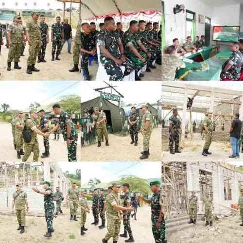 Tinjau Progres Pembangunan Yonif TP 864/NN, Wujudkan Kesiapan Satuan yang Modern dan Profesional