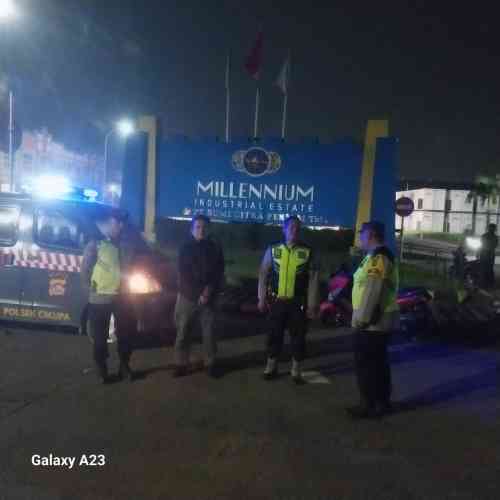 Polsek Cikupa Intensifkan Patroli KRYD, Antisipasi Gangguan Kamtibmas di Kawasan Industri