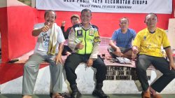 Bhabinkamtibmas Desa Pasir Jaya Sambangi Pos Kamling, Perkuat Sinergi Warga Jaga Keamanan Lingkungan