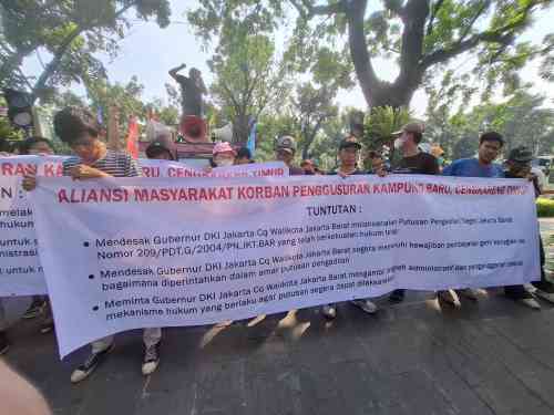 Aliansi Kampung Baru Desak Pemprov DKI Jalankan Putusan PN Jakbar