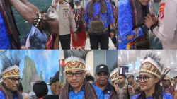Kapolda Papua Barat Daya Tiba di Bandara Deo Sorong, Disambut Hangat Forkopimda dan Jajaran Polda