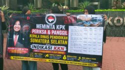 Demo Mahasiswa Sumsel Berlangsung Tertib, KPK Didesak Usut Dugaan Gratifikasi