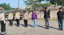 Aipda Endang Setiawanto Pimpin Apel Pengamanan Aksi Unjuk Rasa di PT Doga Group Internasional, Tekankan Pengamanan Humanis