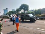 Kecelakaan di Pintu Keluar Tol Pulau Dua, Mobil Dinas TNI AD Alami Kerusakan Material