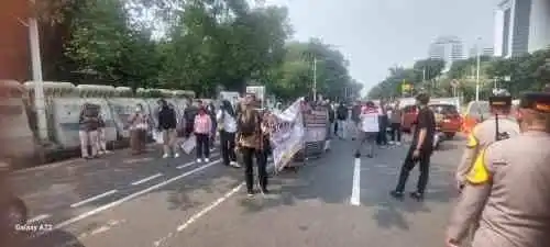 Aksi di Depan BSI Tower Berlangsung Tertib, GAMIS Indonesia Sampaikan Kritik Keras Pemerintah