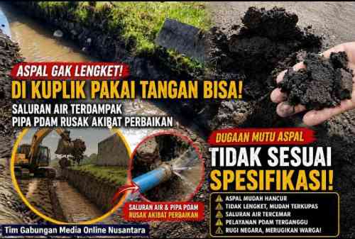 Bang Suli Soroti Proyek Jalan Nasional di Lingkar Utara Kota Probolinggo, Kualitas Aspal dan Volume Pekerjaan Dipertanyakan