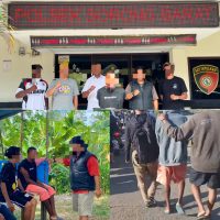 Tim Elang Polsek Sorong Barat Tangkap Terduga Pelaku Curanmor di Waisai, Dua Rekannya Masuk DPO