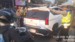 Personel Lantas Polsek Cikupa Laksanakan PECAK Sore Hari, Pastikan Arus Lalu Lintas Tetap Aman dan Lancar