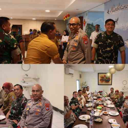 Pangdam XVIII/Kasuari Gelar Silaturahmi Bersama Kapolda Papua Barat Daya dan Unsur Forkopimda Pangdam XVIII/Kasuari Gelar Silaturahmi Bersama Kapolda Papua Barat Daya dan Unsur Forkopimda