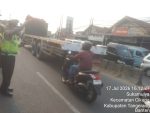 Personel Lantas Polsek Cikupa Laksanakan PECAK Sore Hari, Wujudkan Arus Lalu Lintas Aman dan Lancar