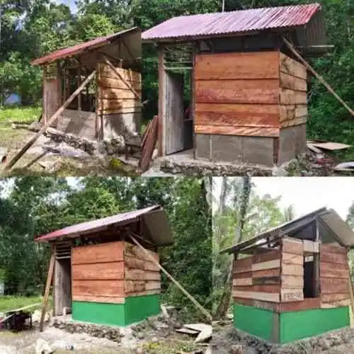 Progres Rehab Rumah Genset TMMD Ke-129 Capai 70%, Komitmen Kodim 1807/Sorsel Wujudkan Fasilitas Desa yang Lebih Andal