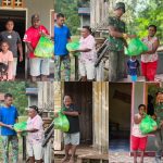 Satgas TMMD Ke-129 Kodim 1807/Sorsel Bagikan 100 Paket Sembako dan Nutrisi, Wujud Nyata Kepedulian Cegah Stunting