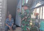 Refelksikan Semangat Kemanunggalan TNI-Rakyat, Satgas TMMD 129 Bojonegoro Sambangi Warga Penerima Manfaat Program