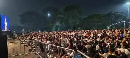 Monas Disesaki Ribuan Penonton, Konser Akbar 2026 Berlangsung Tertib hingga Malam Hari