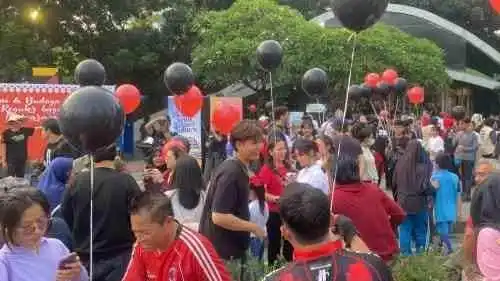 Aksi Damai Peringatan 30 Tahun Kudatuli Warnai Kawasan Dukuh Atas Jakarta
