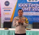 Bhabinkamtibmas Polsek Cikupa Sambangi Mahasiswa KKN UMT di Desa Pasir Jaya, Perkuat Sinergi Jaga Kamtibmas