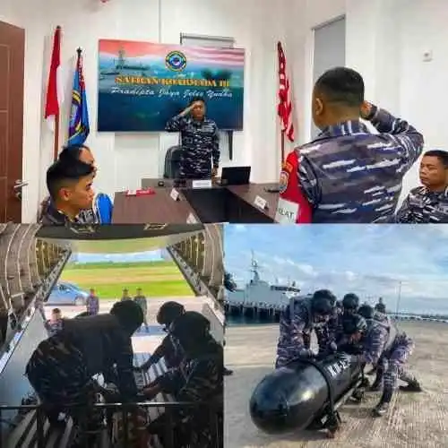 Satran Koarmada III Gelar Latihan Tim _Deck Party_ Penyebaran Ranjau Tingkatkan Kesiapsiagaan Operasi