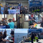 Tindaklanjuti Arahan Pangkoarmada III, Kri Teluk Wondama-527 Gelar Baksos Dan Baktikes Di Darat Dan Laut Aru