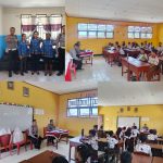 Polantas Menyapa Goes to School, Ditlantas Polda Papua Barat Daya Edukasi Pelajar SMP Negeri 7 Sorong tentang Keselamatan Berlalu Lintas