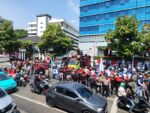Aksi KSPI Jawa Barat di Kemendagri, Massa Tuntut Gubernur Terbitkan SK UMSK Baru Tanpa Banding