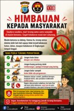 Humas Polda Papua Barat Daya Ajak Masyarakat Waspada Musim Kemarau dan Cegah Kebakaran Sejak Dini