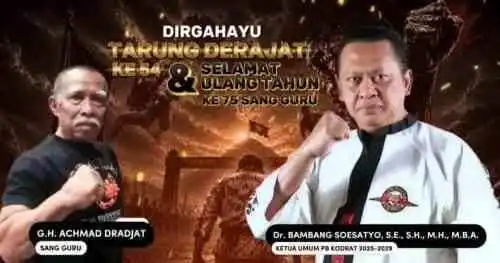 Tarung Derajat Genap 54 Tahun, Bamsoet Serukan Semangat Tangguh untuk Indonesia