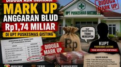 Diduga Ada Indikasi Mark Up Anggaran BLUD Rp1,74 Miliar di UPT Puskesmas Gisting, KUPT