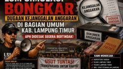 *LSM SIMULASI Bongkar Dugaan Kejanggalan Anggaran di Bagian Umum Kab. Lampung Timur APH Didesak segera Bertindak* *LSM SIMULASI Bongkar Dugaan Kejanggalan Anggaran di Bagian Umum Kab. Lampung Timur APH Didesak segera Bertindak*