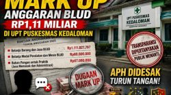 "Diduga Ada Indikasi Mark Up Anggaran BLUD Rp1,11 Miliar di UPT Puskesmas Kedaloman, KUPT Bungkam, APH Didesak Turun Tangan." "Diduga Ada Indikasi Mark Up Anggaran BLUD Rp1,11 Miliar di UPT Puskesmas Kedaloman, KUPT Bungkam, APH Didesak Turun Tangan."