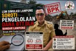 LSM Simulasi Lampung Soroti Pengelolaan Dana BTT DLH Bandar Lampung, Desak APH Tindak Lanjuti Temuan BPK