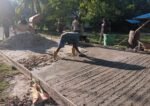 Pengecoran Jalan TMMD Ke-129 Kodim 1807/Sorong Selatan Rampung 100 Persen, Wujud Nyata Pengabdian TNI untuk Kesejahteraan Masyarakat