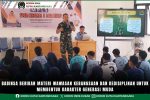 Babinsa Berikan Materi Wawasan Kebangsaan Dan Kedisiplinan Untuk Membentuk Karakter Generasi Muda