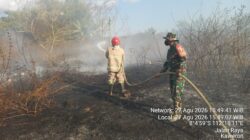 Kebakaran Lahan Penyimpanan Kendaraan PT Moderna Teknik Perkasa Di Talun Berhasil Dipadamkan, Korban Jiwa Nihil