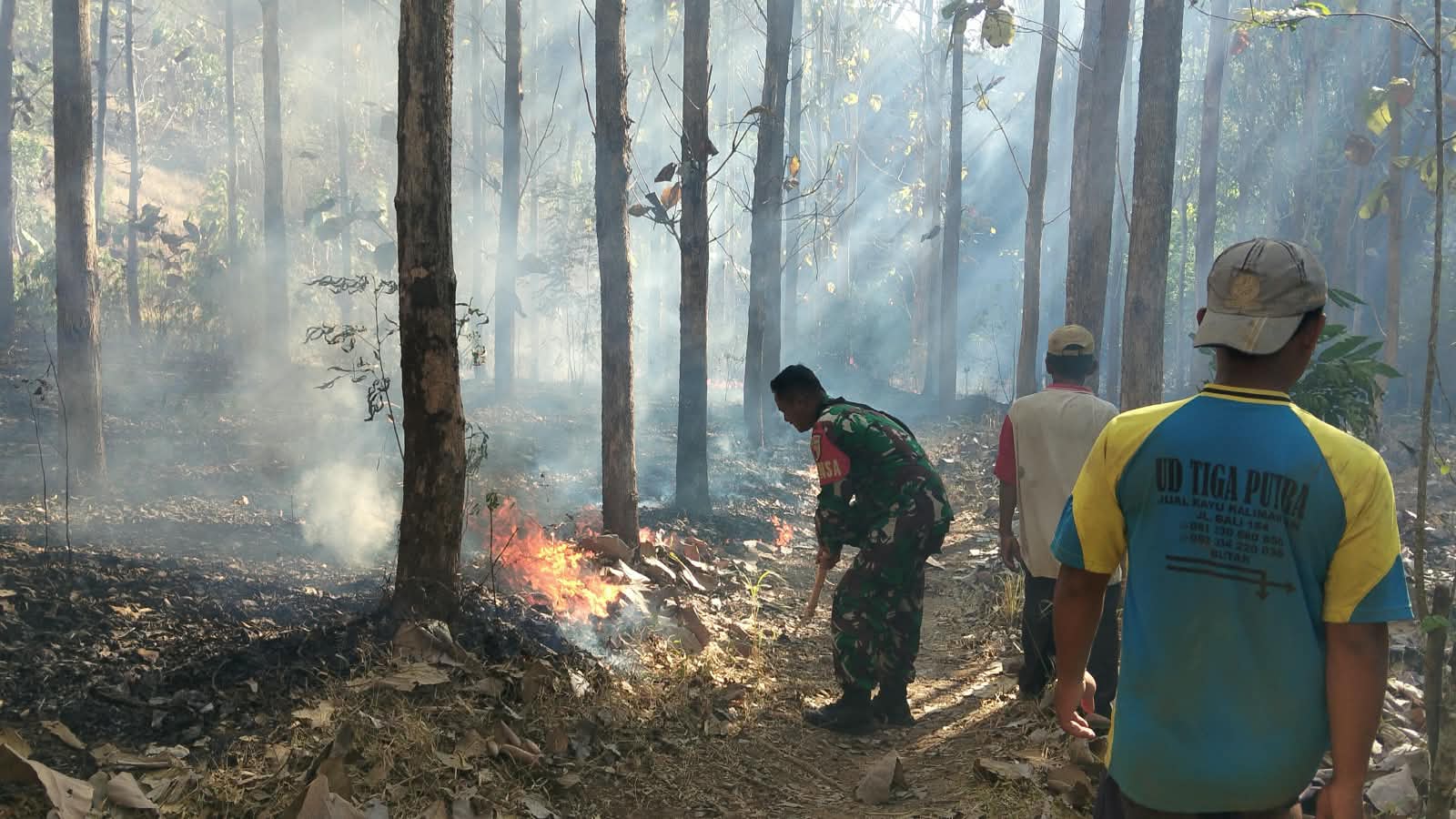 Tanggap Pancaroba, Babinsa Koramil Sutojayan Bersama Warga Padamkan Karhutla Di Gunung Sumber Tanggap Pancaroba, Babinsa Koramil Sutojayan Bersama Warga Padamkan Karhutla Di Gunung Sumber