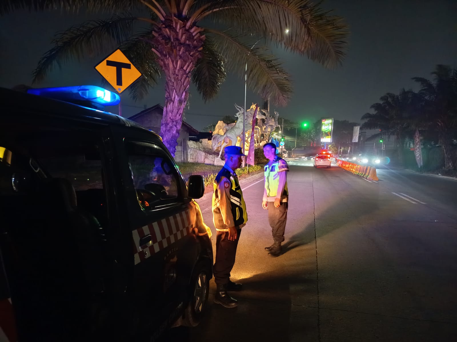 IPDA Andhika Pimpin Patroli Ops Cipkon KRYD, Polsek Cikupa Antisipasi Gangguan Kamtibmas di Sejumlah Titik Rawan