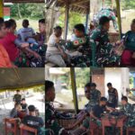 Satgas TMMD Ke-129 Pastikan Kesehatan Warga Masyarakat dan Personel Tetap Prima Demi Suksesnya TMMD di Kampung Sesor