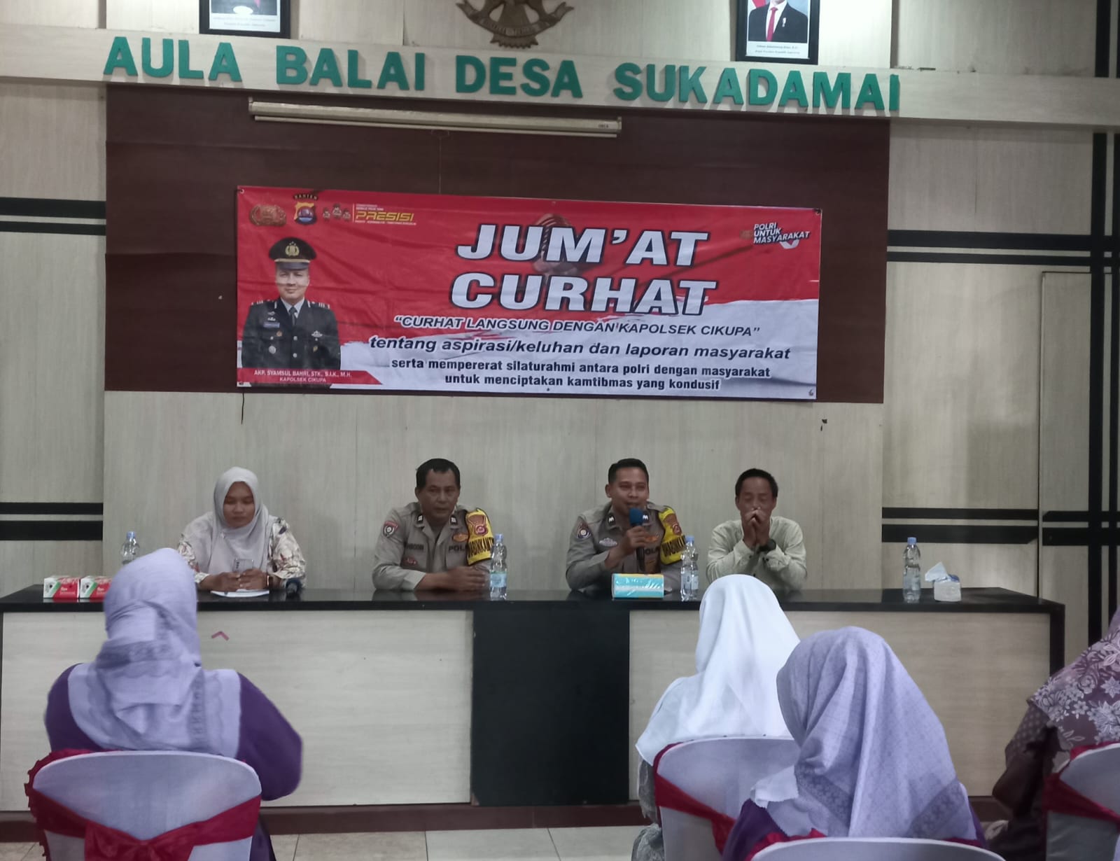 Jumat Curhat Polsek Cikupa Perkuat Sinergitas dengan Warga, Bahas Antisipasi Geng Motor hingga Keselamatan Berlalu Lintas