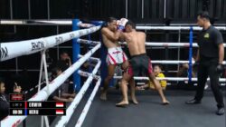 Guncang Arena Bekasi, Praka Marinir Erwin Simangunsong Tumbangkan Lawan di Kickstriking ZXZ Prodigy
