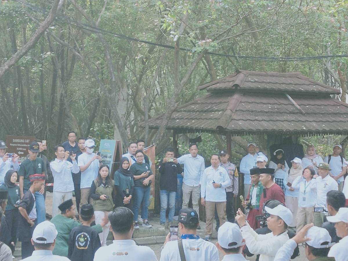Peringatan HKAN 2026 di Mangrove Angke, Menteri Kehutanan Ajak Masyarakat Jaga Alam Indonesia