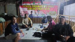 Bhabinkamtibmas Polsek Cikupa Sambangi Pos Kamling, Ajak Warga Perkuat Kamtibmas