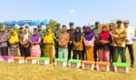 Penutupan TMMD ke-129 di Kesongo Bojonegoro Diwarnai Aksi Sosial Sembako