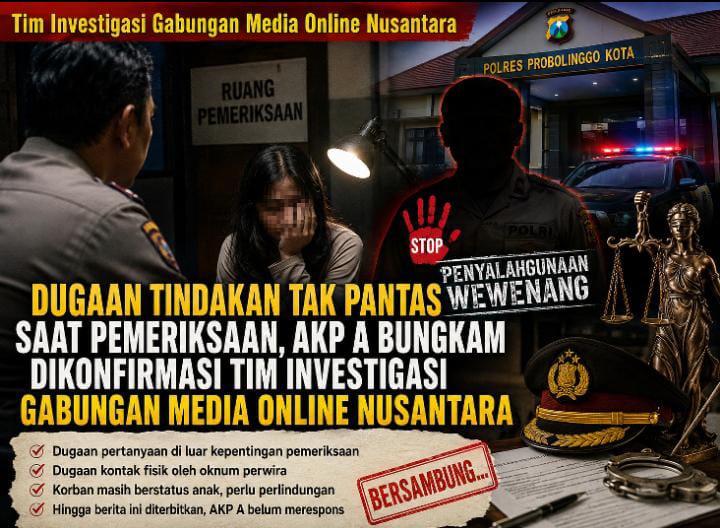 Dugaan Pelanggaran Etik Saat Pemeriksaan INT di Polres Probolinggo Kota, AKP A Belum Memberikan Klarifikasi Dugaan Pelanggaran Etik Saat Pemeriksaan INT di Polres Probolinggo Kota, AKP A Belum Memberikan Klarifikasi