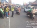 Personel Lantas Polsek Cikupa Laksanakan PECAK, Atur Arus Lalu Lintas Pagi Hari