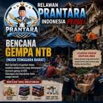 Relawan PRANTARA Peduli, Ajak Masyarakat Bantu Korban Bencana NTB dan NTT
