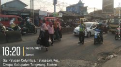 IPTU Udi Muhdi Pimpin PECAK Sore Hari, Antisipasi Kepadatan Arus Lalu Lintas di Cikupa